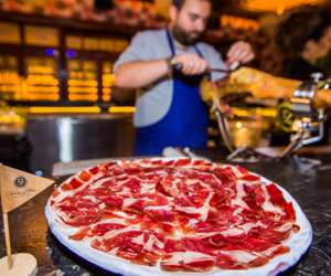 Marcos Campos with Jamon Iberico